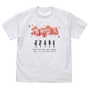 Lapis Re:Lights LiGHTs T-Shirt White S (Anime Toy)
