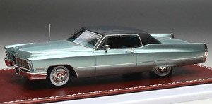 キャデラック クーペ ドゥビル 1968 グリーン (ミニカー)