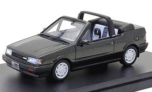 MAZDA FAMILIA CABRIOLET (1986) スパークリングブラック M (ミニカー)