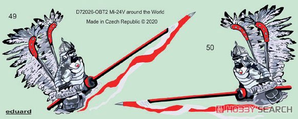 Mi-24V Around the World (for Zvezda) (Decal) Other picture3