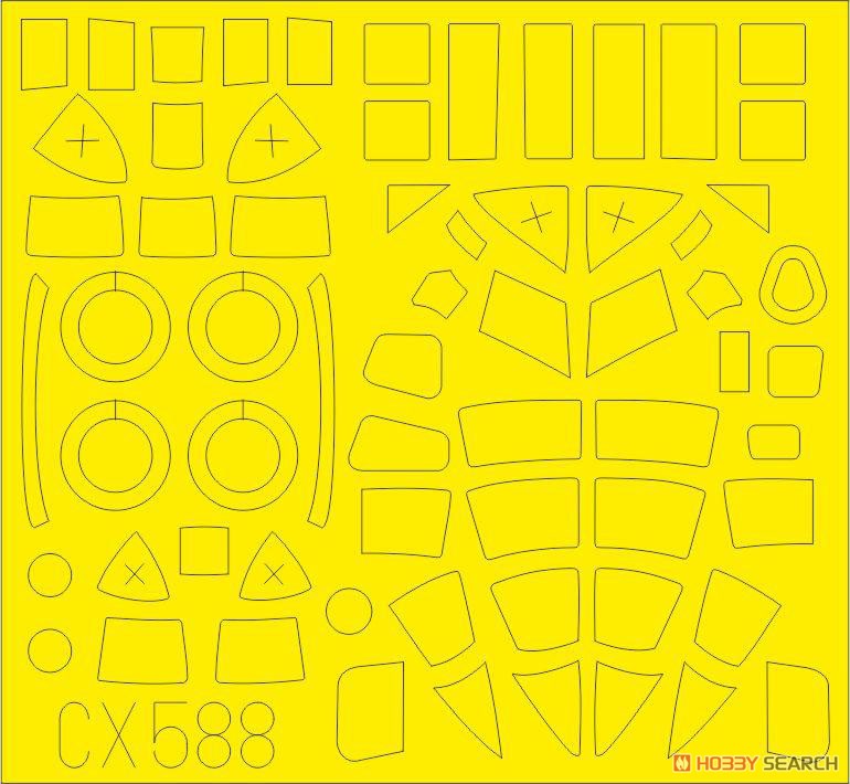Masking Sheet for Beaufort Mk.I (for Airfix) (Plastic model) Other picture1