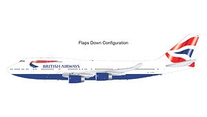 747-400 British Airways G-CIVN Flaps-Down (Pre-built Aircraft)