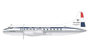 CV-340 KLM Royal Dutch Airlines PH-CGD 1950`s Color Polished Belly (Pre-built Aircraft)
