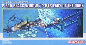 WW.II USAAF P-61A Black Widow / P-61B Lady of the Dark (2 in 1) (Plastic model)