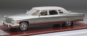 キャデラック フリートウッド 75 1976 シルバー (ミニカー)