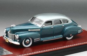 Cadillac Series 63 1941 Turquoise / Silver (Diecast Car)