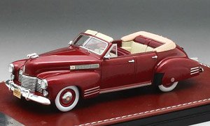 キャデラック シリーズ 62 コンバーチブル 4ドア 1941 マルーン (ミニカー)