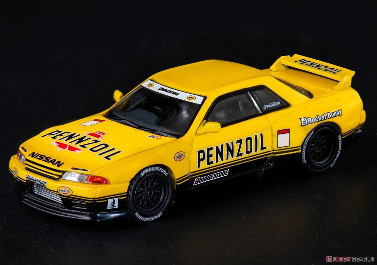 Nissan スカイライン GT-R R32 Pandem `Pennzoil` レトロカラー コンセプト (ミニカー) 商品画像1
