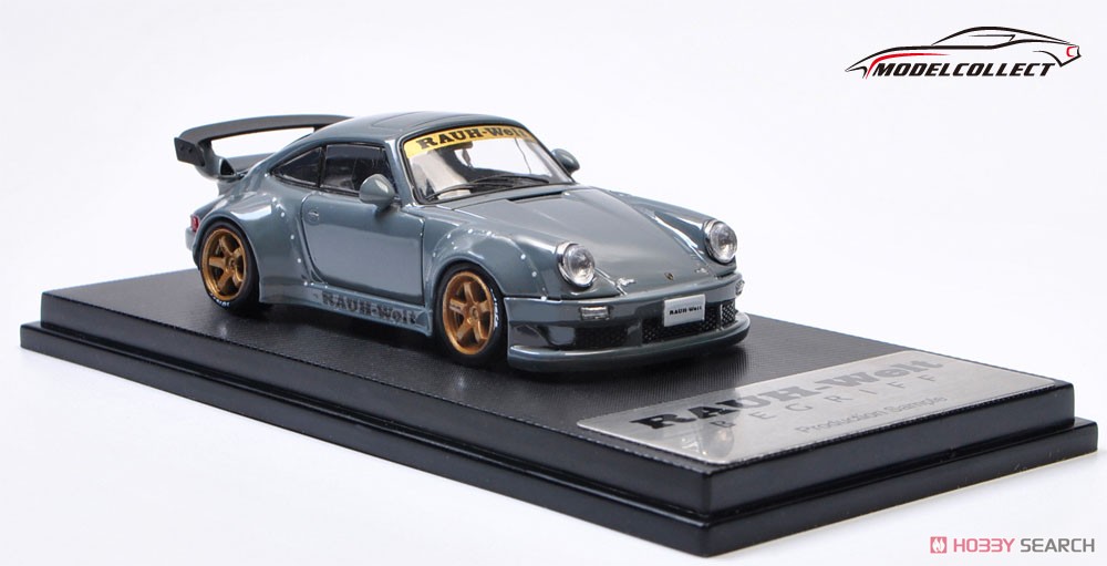 RWB 930 GT Wing Cement Grey (Wheel: Gold) (Diecast Car) Item picture1