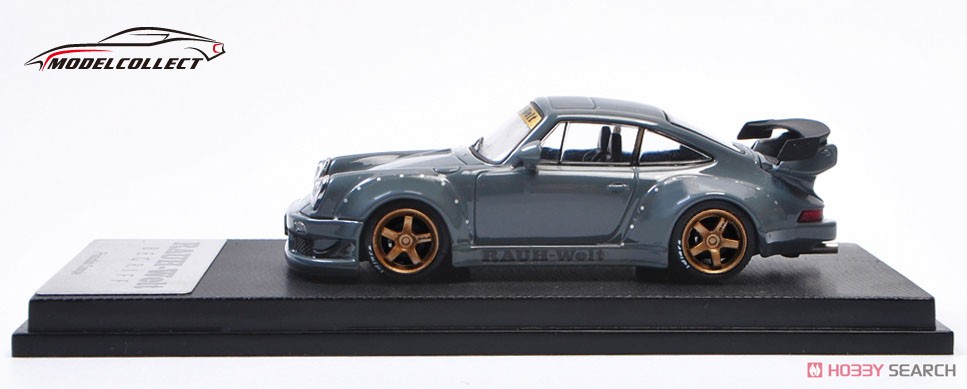 RWB 930 GT Wing Cement Grey (Wheel: Gold) (Diecast Car) Item picture2