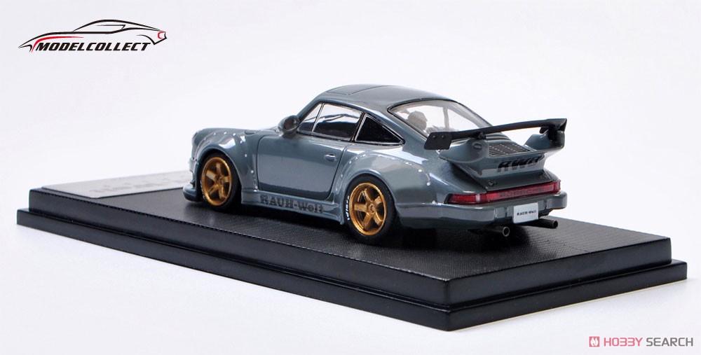 RWB 930 GT Wing Cement Grey (Wheel: Gold) (Diecast Car) Item picture3