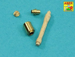 German Stielhandgranate 24 Metal and Wood Parts (Set of 15) (Plastic model)