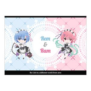 Re:Zero -Starting Life in Another World- Pasterou Canvas Pouch Rem & Ram (Anime Toy)