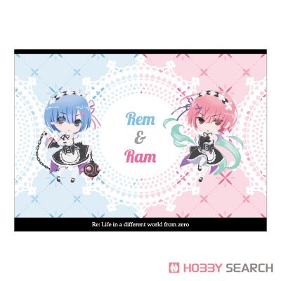 Re:Zero -Starting Life in Another World- Pasterou Canvas Pouch Rem & Ram (Anime Toy) Item picture1