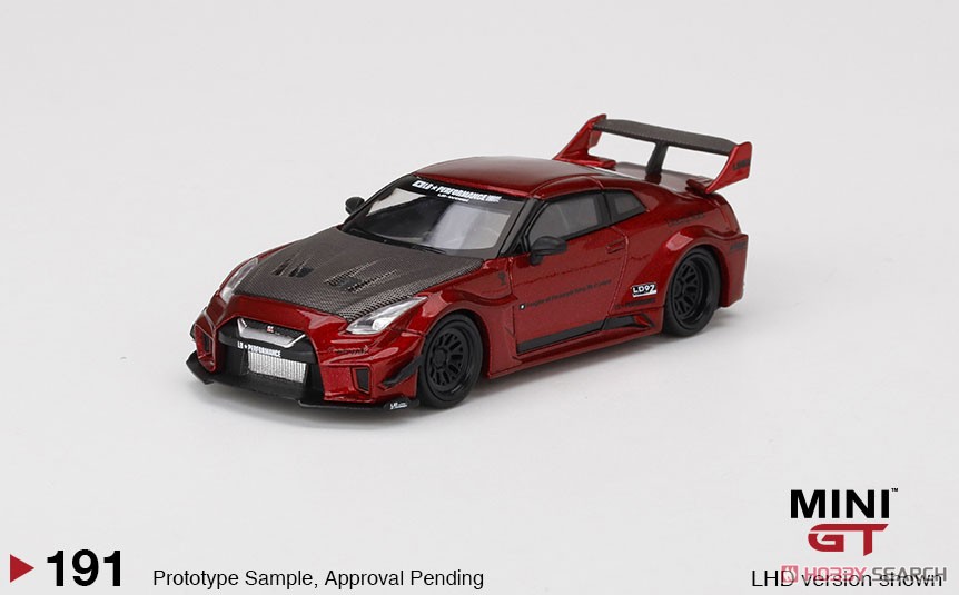 LB-Silhouette WORKS GT Nissan 35GT-RR バージョン1 ラヴァレッド (左ハンドル) (ミニカー) 商品画像1