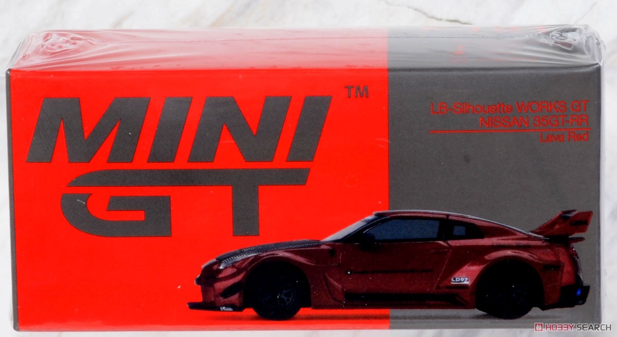 LB-Silhouette Works GT Nissan 35GT-RR Ver.1 Lava Red (LHD) (Diecast Car) Package1