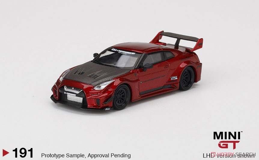 LB-Silhouette WORKS GT Nissan 35GT-RR バージョン1 ラヴァレッド (右ハンドル) (ミニカー) その他の画像1