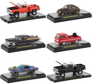 Auto-Trucks/VW/Auto-Thentics/M2 Gasser (Set of 6) (Diecast Car)