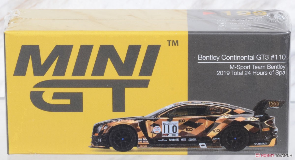 ベントレー コンチネンタル GT3 トータル スパ24時間 2019 #110 ベントレーチーム Mスポーツ (右ハンドル) (ミニカー) パッケージ1