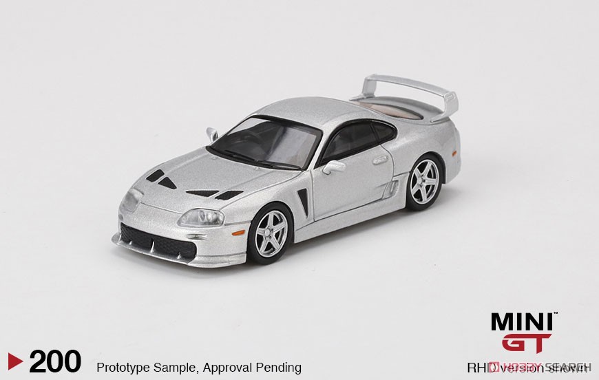Toyota TRD 3000GT Alpine Silver Metallic (LHD) (Diecast Car) Other picture1