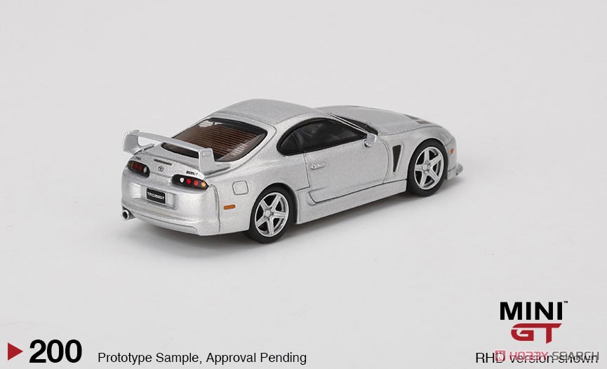 Toyota TRD 3000GT Alpine Silver Metallic (LHD) (Diecast Car) Other picture2