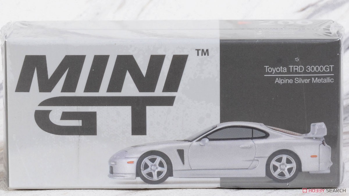 Toyota TRD 3000GT Alpine Silver Metallic (LHD) (Diecast Car) Package1