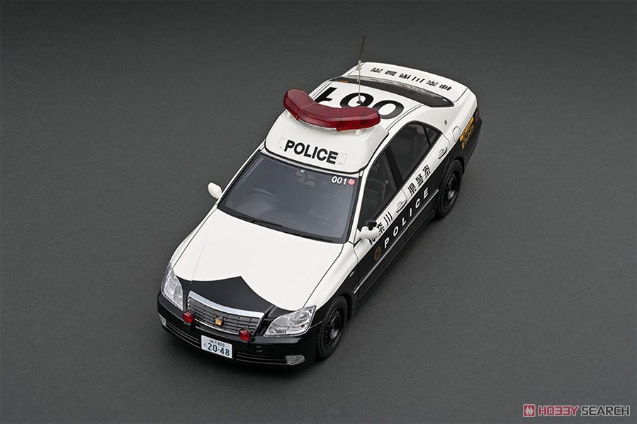 Toyota Crown (GRS180) Kangawa Prefectural Police Motor Patrol Unit Vehicle #001 with Female Police Officer Figure (Diecast Car) Item picture4