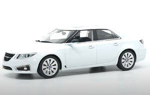 サーブ 9-5 エアロ 2010 アークティックホワイト (ミニカー)