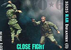 Vietnam War RAR Infantry (1) Close Fight (Plastic model)