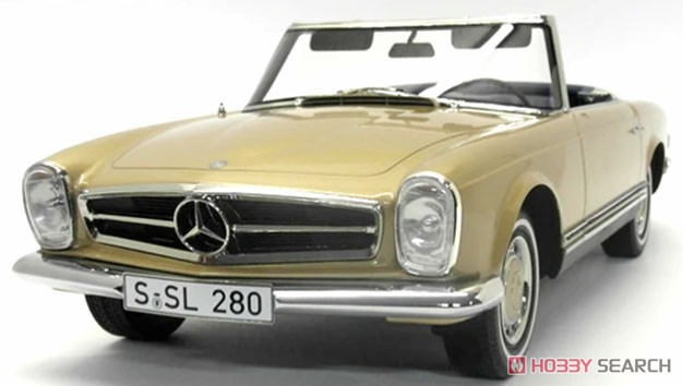 メルセデス 280SL Pagode (W113) 1968 ゴールド (ミニカー) 商品画像3