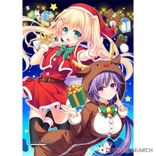 [Summer Pockets Reflection Blue] B2 Tapestry (Tsumugi & Shizuku / Xmas) (Anime Toy) 商品画像1
