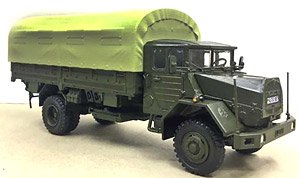 MAN 630 トラック フラットベッド/防水シート ドイツ連邦軍 (ミニカー)