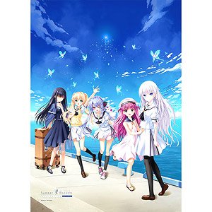 [Summer Pockets Reflection Blue] B2 Tapestry (Shiroha & Ao & Kamome & Tsumugi & Umi) (Anime Toy)