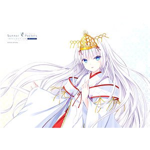 [Summer Pockets Reflection Blue] B3 Tapestry (Shiroha Naruse / Miko) (Anime Toy)