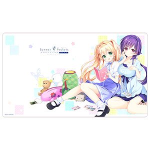 [Summer Pockets Reflection Blue] Rubber Mat (Tsumugi & Shizuku) (Card Supplies)