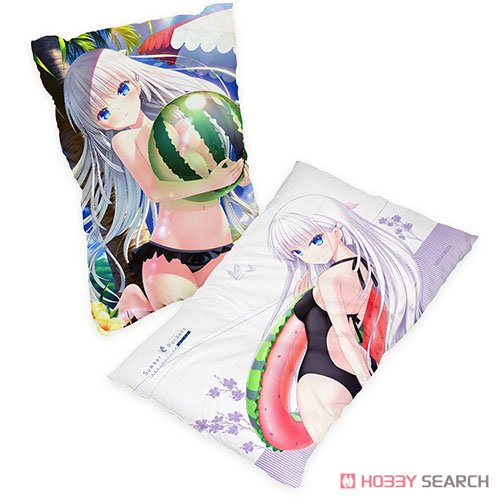 [Summer Pockets Reflection Blue] Pillow Cover (Shiroha Naruse / Swimsuit) (Anime Toy) Item picture1