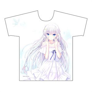 [Summer Pockets Reflection Blue] Full Color T-Shirt (Shiroha Naruse /Dress) M Size (Anime Toy)