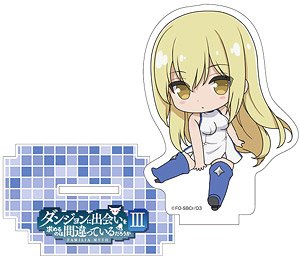 Is It Wrong to Try to Pick Up Girls in a Dungeon? III Petanko Acrylic Figure Ais Wallenstein (Anime Toy)