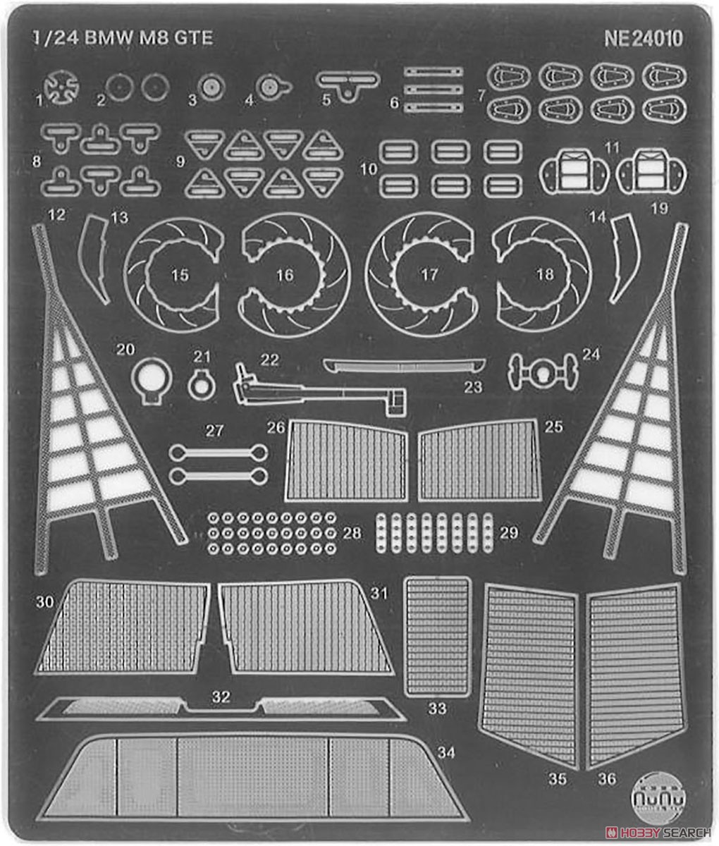 1/24 Racing Series BMW M8 GTE 2019 Daytona 24 Hours Winner Detail Up Parts Item picture1