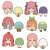 The Quintessential Quintuplets Season 2 Ride Rubber Clip (Set of 6) (Anime Toy) Item picture1