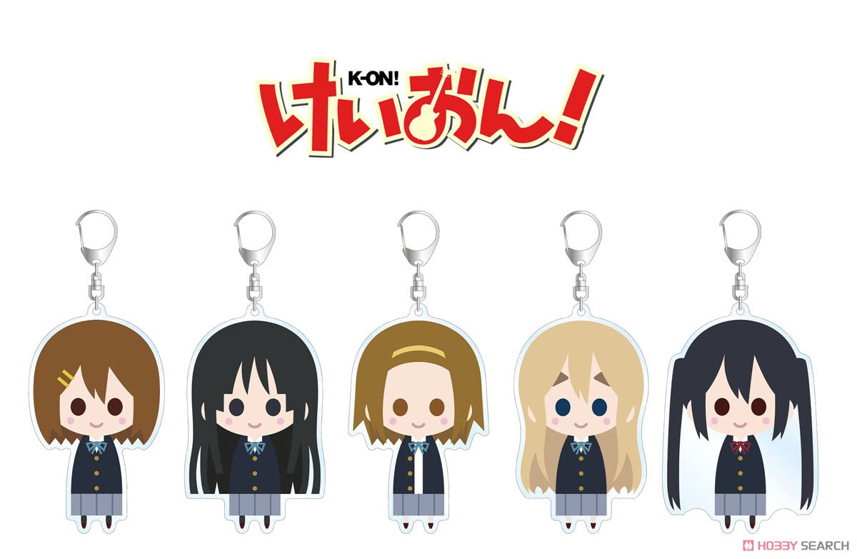 K-on! Yui Hirasawa School Uniform Ver. NordiQ Big Acrylic Key Ring (Anime Toy) Other picture1