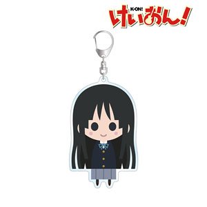 K-on! Mio Akiyama School Uniform Ver. NordiQ Big Acrylic Key Ring (Anime Toy)
