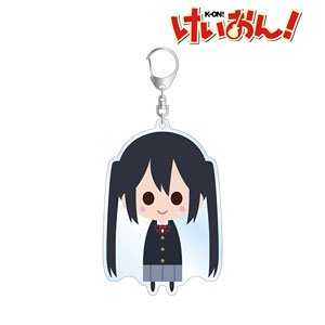 K-on! Azusa Nakano School Uniform Ver. NordiQ Big Acrylic Key Ring (Anime Toy)