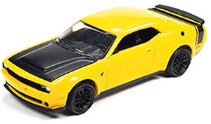2019 ダッジ チャレンジャー SRT ヘルキャット (イエロー/ブラック) (ミニカー)