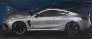 BMW M8 クーペ メタリックドニントングレー RHD (ミニカー)