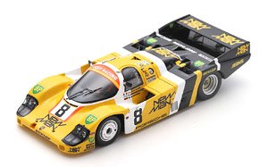 Porsche 956 No.8 24H Le Mans 1984 J. L. Schlesser M. de Narvaez S. Johansson (Diecast Car)