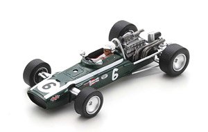 Cooper T86B No.6 4th Monaco GP 1968 Lodovico Scarfiotti (Diecast Car)