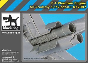 F-4 Phantom Engine (for Academy) (Plastic model)