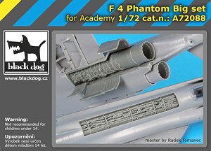 F-4 Phantom Big Set (for Academy) (HAUA72086 + A72087) (Plastic model)