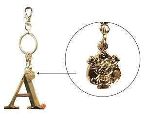 One Piece Name Key Ring Portgas D. Ace (Anime Toy)